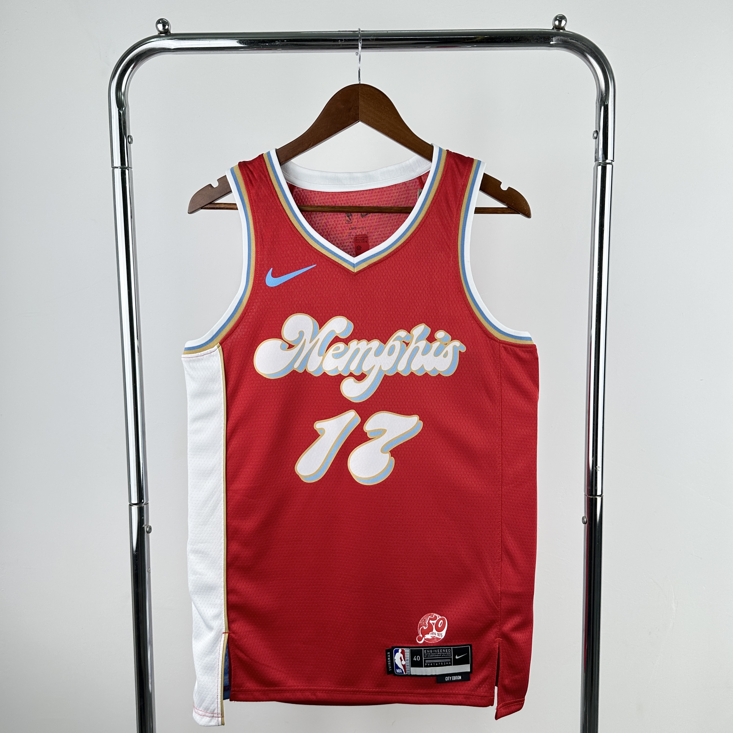 Men Memphis Grizzlies #17 Kawamura Red City Edition Season Nike 2025 NBA Jersey->memphis grizzlies->NBA Jersey